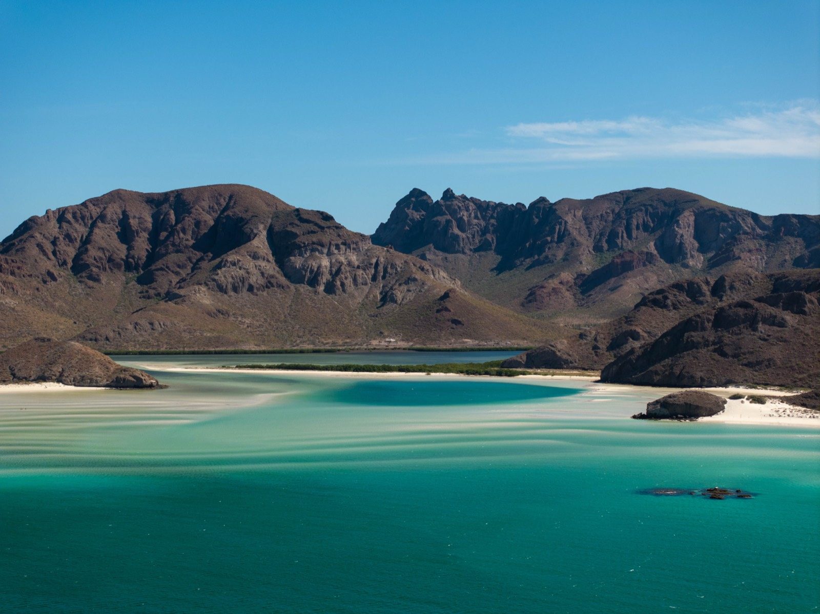 Aguas cristalinas de Balandra, La Paz
